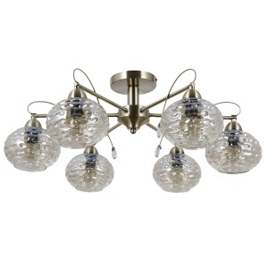 Потолочная люстра G11089/6AB AMB купить оптом в ЭкономСвет