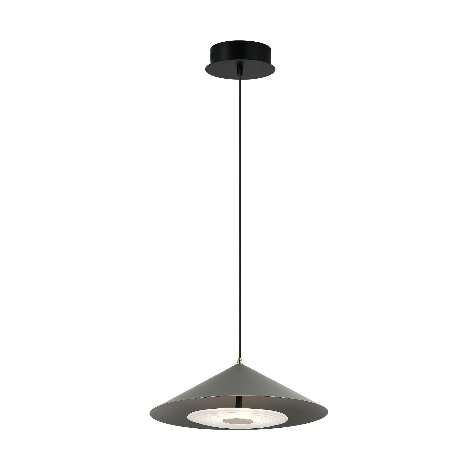 Подвесной светодиодный светильник G52139/1B BK GR