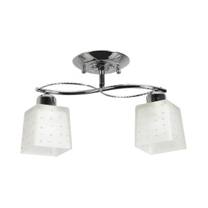 Потолочный светильник 01616/2B CR WT купить оптом в ЭкономСвет