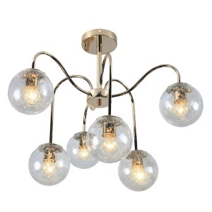 Люстра в стиле модерн 20108/6FGD CL купить оптом в ЭкономСвет