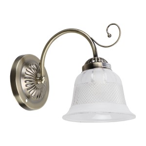 Бра классическое 91037/1wAB WT купить оптом в ЭкономСвет