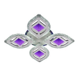 Потолочный светодиодный светильник 51242/4+1WT RBP+3D купить оптом в ЭкономСвет