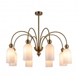 Люстра в стиле модерн G11064/8COP WT купить оптом в ЭкономСвет