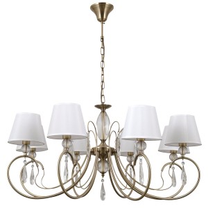Люстра классическая G11097/8AB WT купить оптом в ЭкономСвет