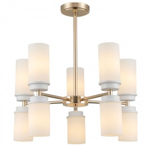 Люстра в стиле модерн 13164/10GD WT купить оптом в ЭкономСвет