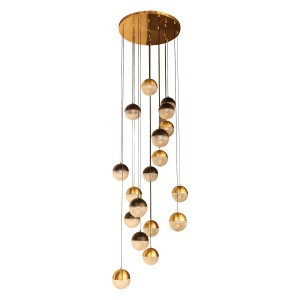 Подвесной светильник G51268/18GD+BK WCL купить оптом в ЭкономСвет