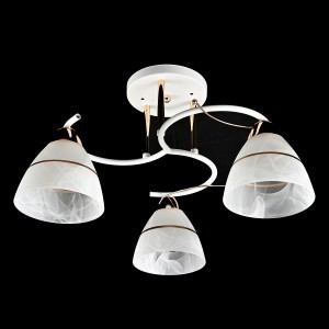 Люстра классическая 10098/3WT+FGD WT купить оптом в ЭкономСвет