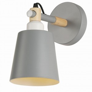 Настенный светильник 13162/1wGR+WD GR купить оптом в ЭкономСвет