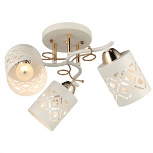 Люстра классическая 20131/3WT+GD WT купить оптом в ЭкономСвет