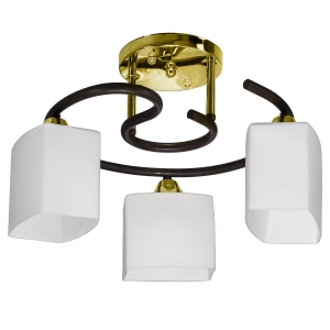 Потолочный светильник 33898/3FGD+BR WT купить оптом в ЭкономСвет