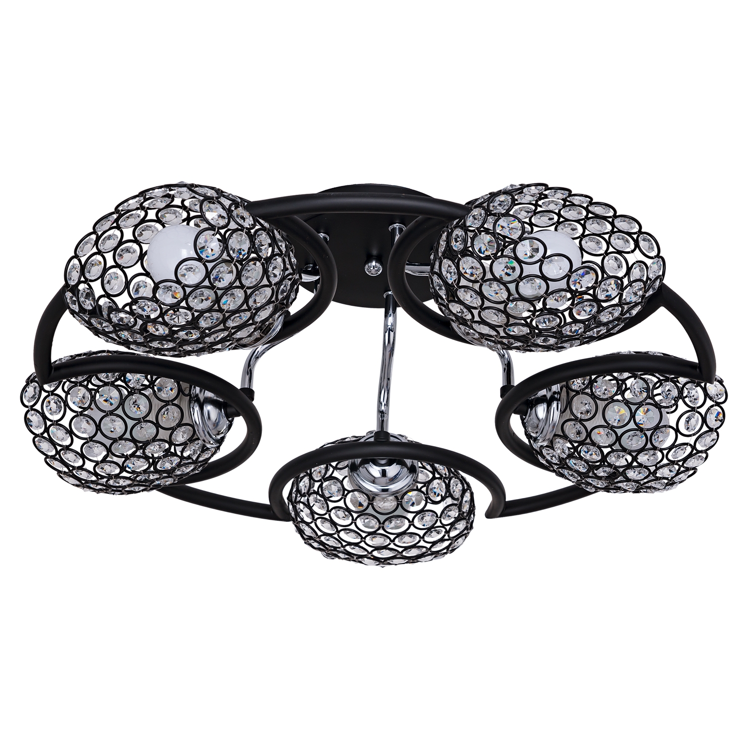 Потолочный светильник 33916/5BK+CR BK+CL