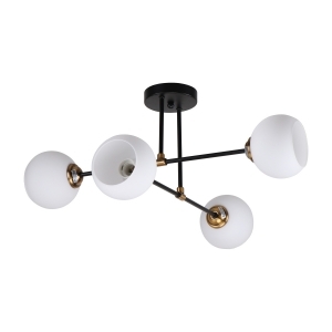 Спот потолочный 20809/4BK+GD WT купить оптом в ЭкономСвет