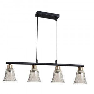 Подвесная люстра 30137/4BK+GD GR купить оптом в ЭкономСвет