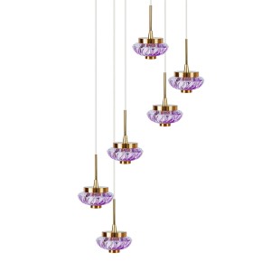 Подвесной светодиодный светильник G52146/6BRS PP купить оптом в ЭкономСвет