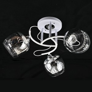 Люстра классическая 10095/3WT+CR CR купить оптом в ЭкономСвет