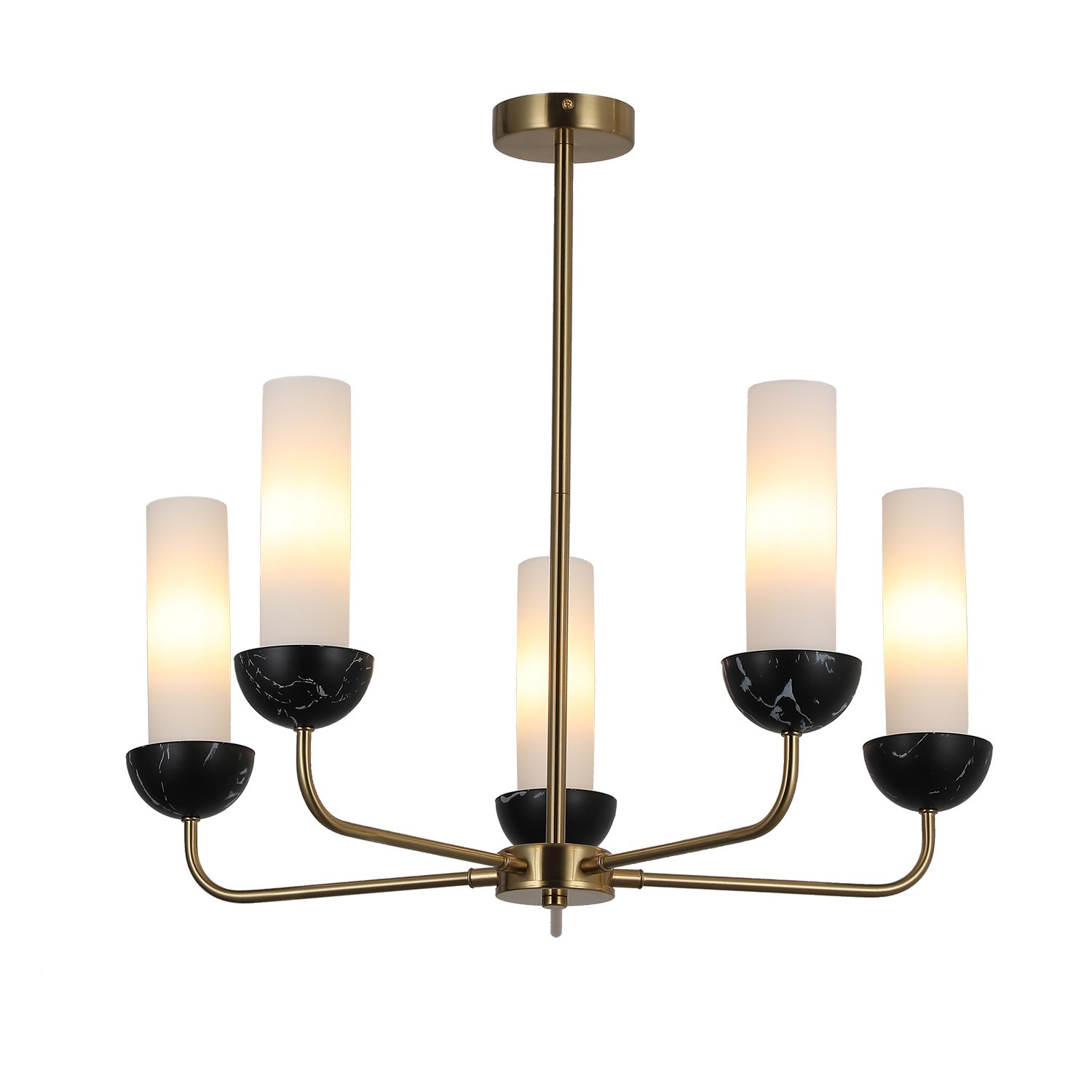 Потолочный светильник G31355/5BRS BK WT