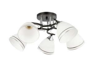 Потолочный светильник 13216/5BK CR WT_2 купить оптом в ЭкономСвет