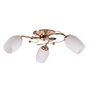 Люстра в стиле модерн 11033/3FGD WT купить оптом в ЭкономСвет