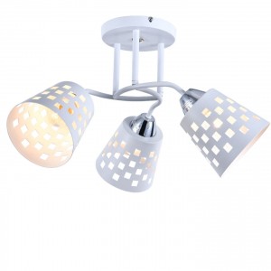 Люстра классическая 10087/3WT+CR WT купить оптом в ЭкономСвет