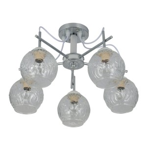 Люстра классическая 10058/5CR+WT CL купить оптом в ЭкономСвет