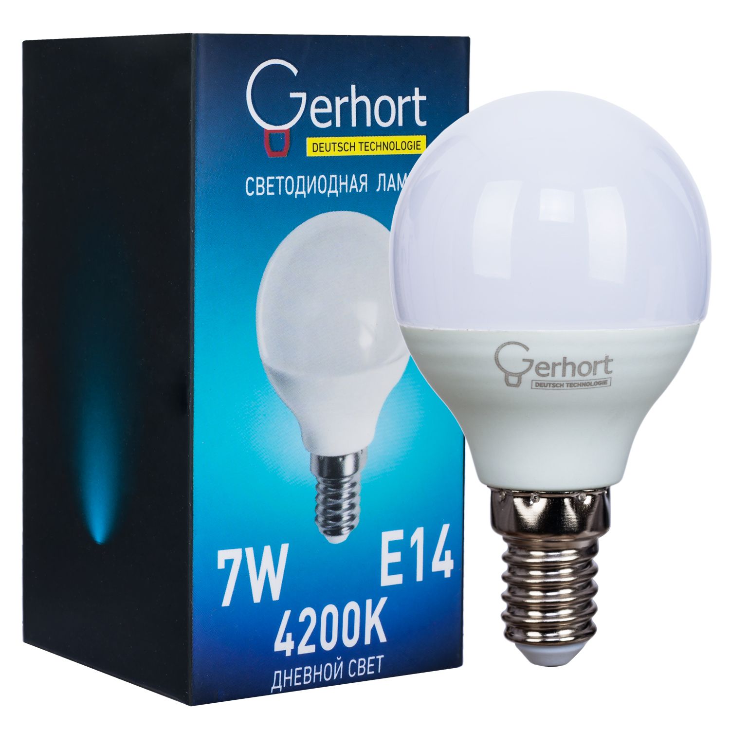 Лампа 7W GERHORT G45 LED 4200K E14