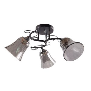 Люстра классическая 12237/3CR+BK GR купить оптом в ЭкономСвет