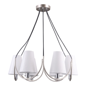 Подвесная люстра G11019/6CPSL+BK WT купить оптом в ЭкономСвет