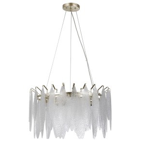 Люстра хрустальная G22027/6CPGD+WT купить оптом в ЭкономСвет