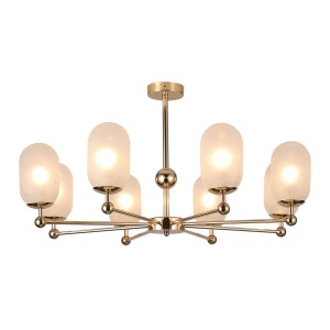 Люстра классическая G31008/8GD WT купить оптом в ЭкономСвет