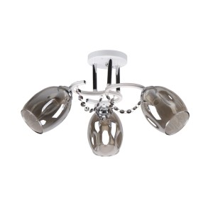 Люстра классическая 10051/3CR+WT GR купить оптом в ЭкономСвет