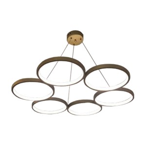 Подвесная светодиодная люстра G61289/6GD купить оптом в ЭкономСвет