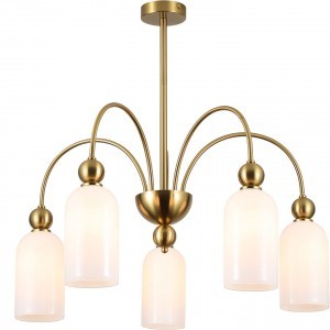 Люстра в стиле модерн G11064/5COP WT купить оптом в ЭкономСвет