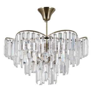 Люстра хрустальная G22028/8AB+CL купить оптом в ЭкономСвет