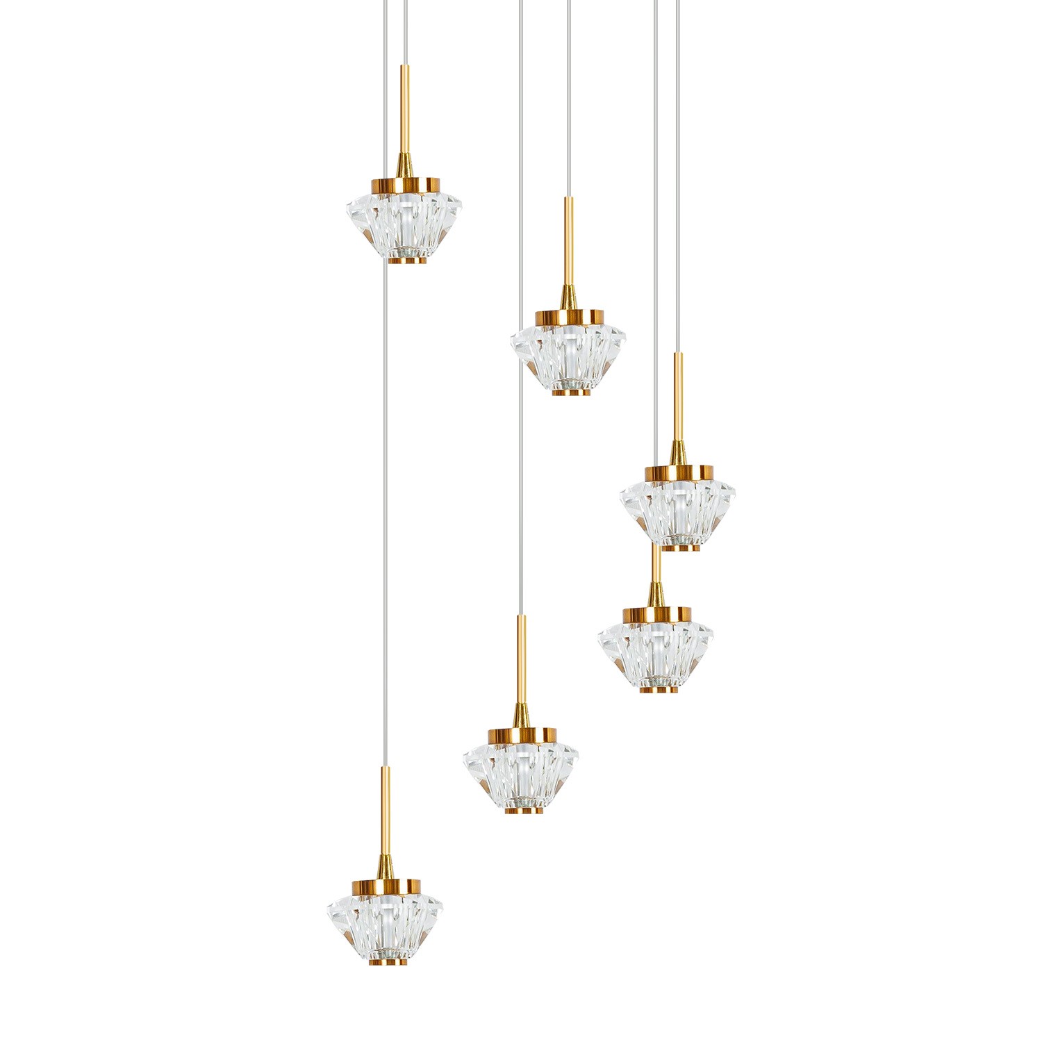 Подвесной светодиодный светильник G52143/6BRS CL