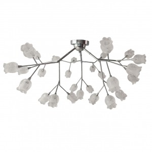 Люстра в стиле модерн 11118/27CR WT купить оптом в ЭкономСвет