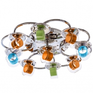 Потолочный светильник 7323/9CR RC WTBLLED купить оптом в ЭкономСвет