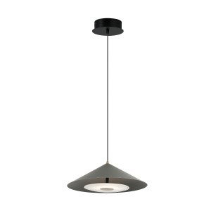 Подвесной светодиодный светильник G52139/1B BK GR купить оптом в ЭкономСвет
