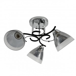 Люстра классическая 10091/3CR+BK GR+WT купить оптом в ЭкономСвет