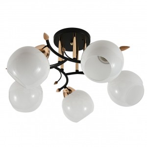 Люстра классическая 10089/5BK+FGD WT купить оптом в ЭкономСвет