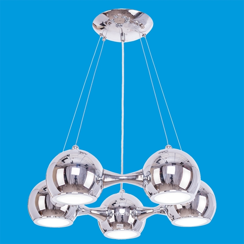 Потолочный светильник 0031P/5CR-трещины на плафонах
