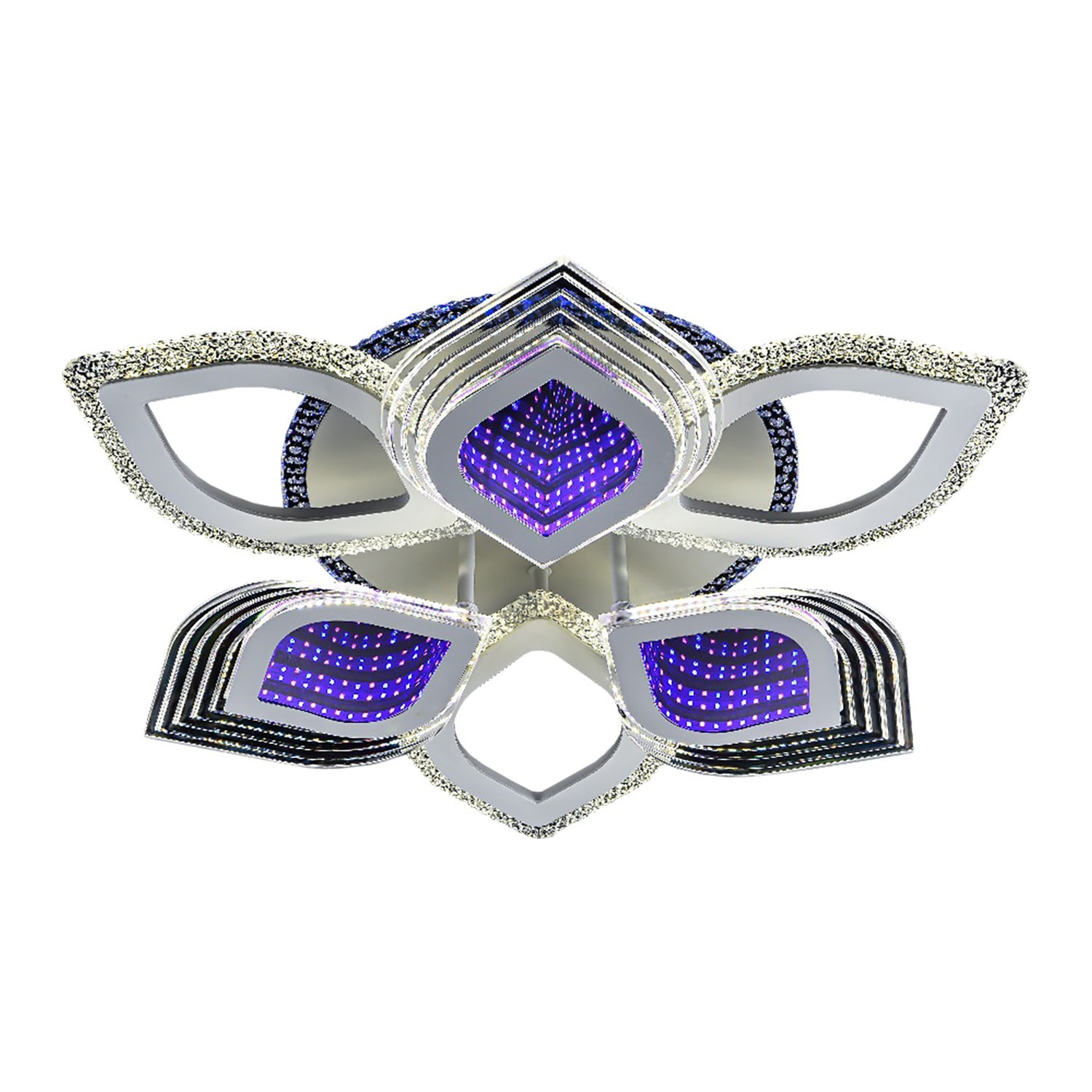 Потолочный светодиодный светильник 51256/6+1WT RBP+3D