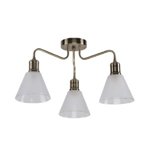 Люстра в стиле модерн 11034/3AB WT купить оптом в ЭкономСвет