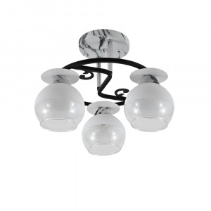 Люстра классическая 12269/3MR+CR+BK WT+CL купить оптом в ЭкономСвет