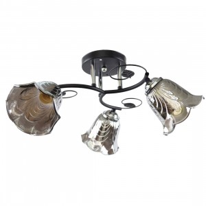 Люстра классическая 12240/3BK+CR GR купить оптом в ЭкономСвет