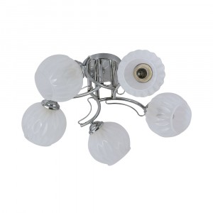 Люстра эконом 12200/5CR WT купить оптом в ЭкономСвет