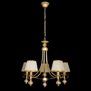 Люстра классическая G11084/5FGD+CPGD WT купить оптом в ЭкономСвет