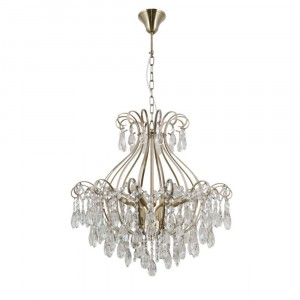 Люстра хрустальная B21076/7AB+CL купить оптом в ЭкономСвет