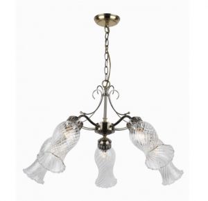 Люстра классическая 162/5 E14*40W Antique Brass купить оптом в ЭкономСвет