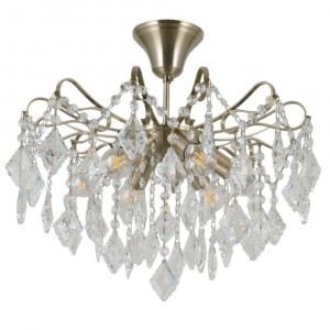 Люстра хрустальная B21079/6AB+CL купить оптом в ЭкономСвет
