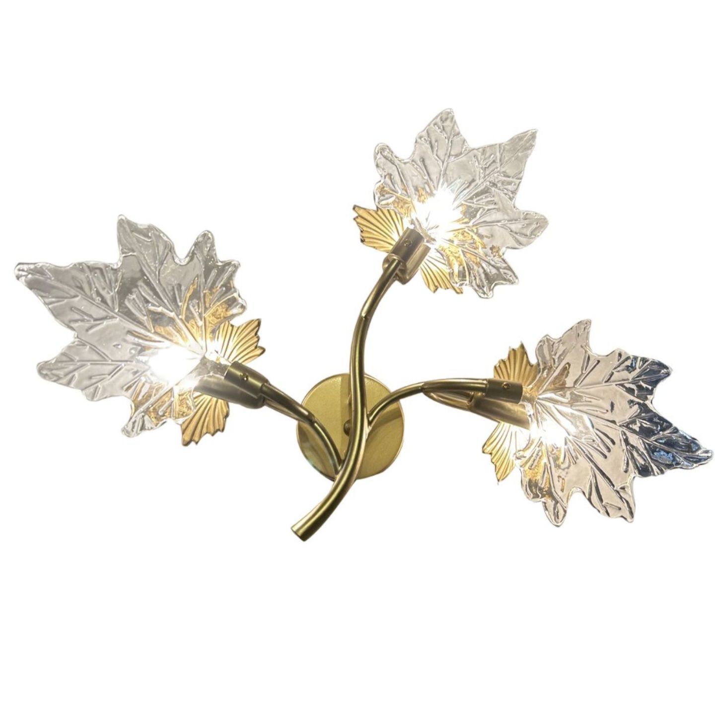 Бра хрустальное G21153/3wGD CL+GD